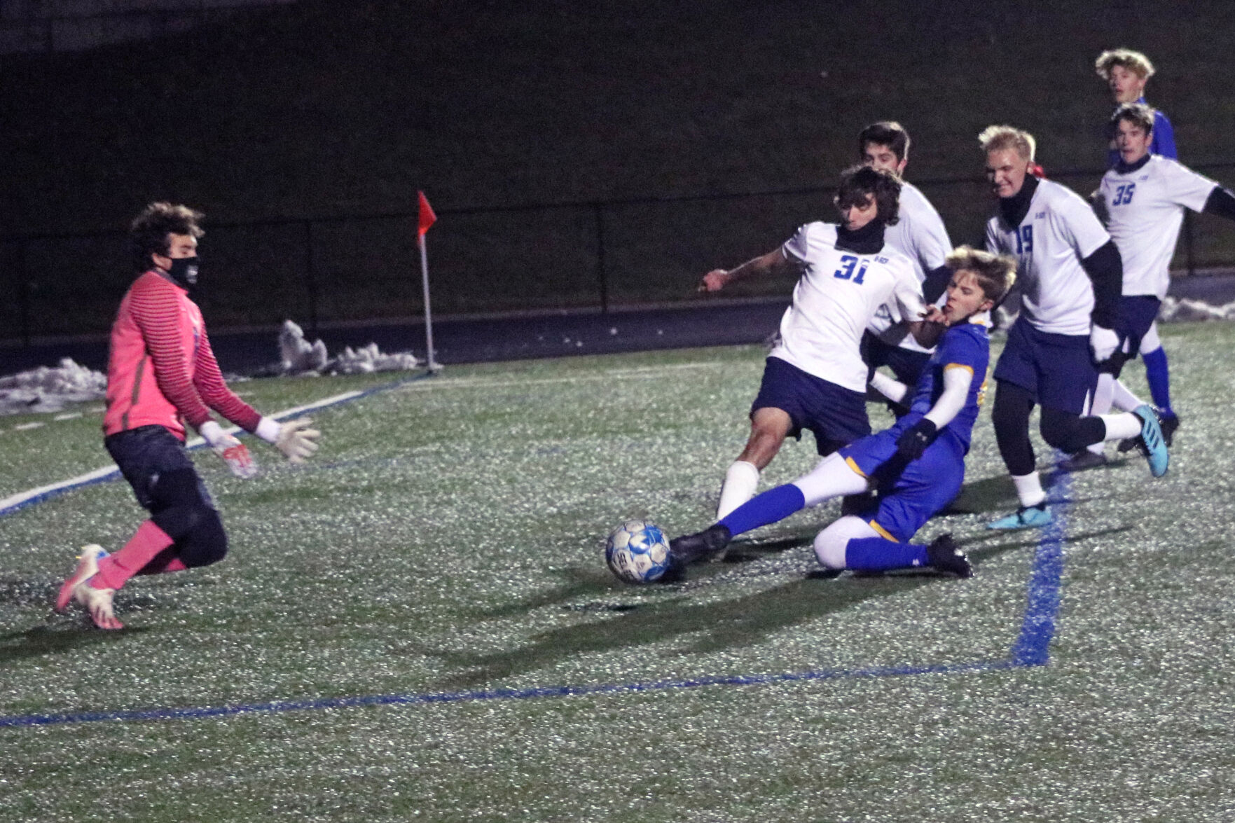 Rice Lake boys soccer Division 2 sectionals vs. Unity/St. Croix Falls 10-29-20